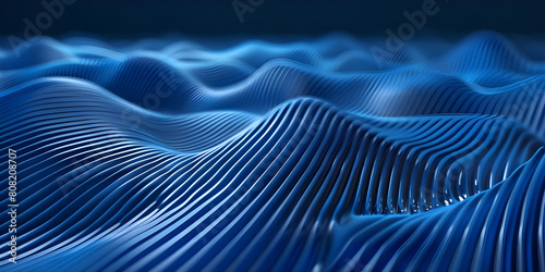 Wavy Line Curve Linear Wave Free Form Background, Free Form Background with Wavy Line Curve Linear Wave - Ai Generated