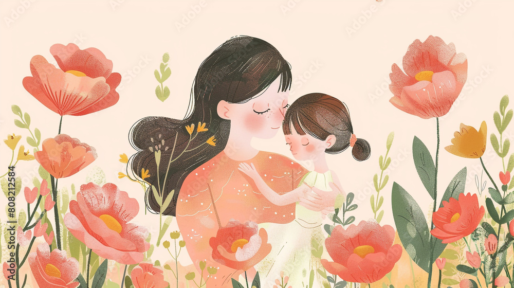 Happy Mother's day greeting  card