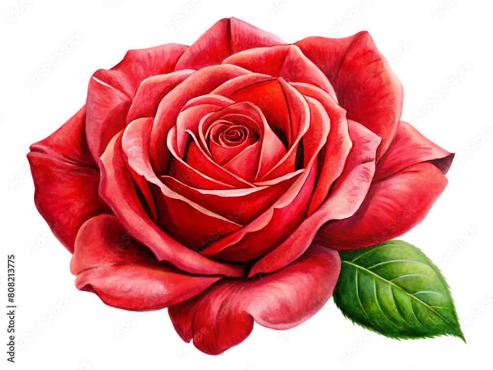 Naklejka premium Rose flower