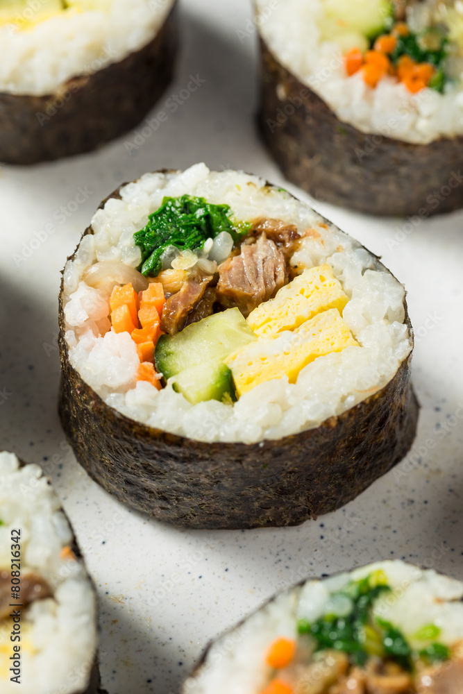 Homemade Korean Kimbap Rolls Homemade Korean Kimbap Rolls