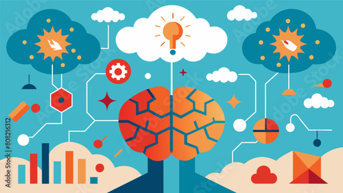 A graphic representation of the repetitive thought patterns associated with PTSD and how ketamine can help break these cycles..
