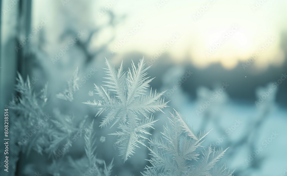 © Curioso.Photography - Frost patterns on a windowpane during a chilly morning © Curioso.Photography - Frost patterns on a windowpane during a chilly morning