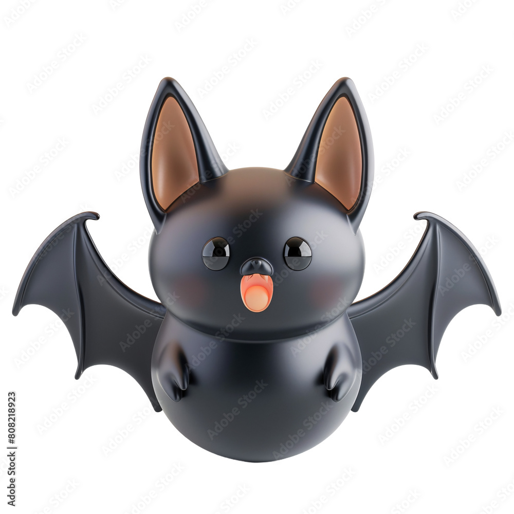 3d vector funny black bat with wing in realistic minimal style isolated on transparent background. Cute creative cartoon character. Festive design element or soft child toy. 3d vector funny black bat with wing in realistic minimal style isolated on transparent background. Cute creative cartoon character. Festive design element or soft child toy.