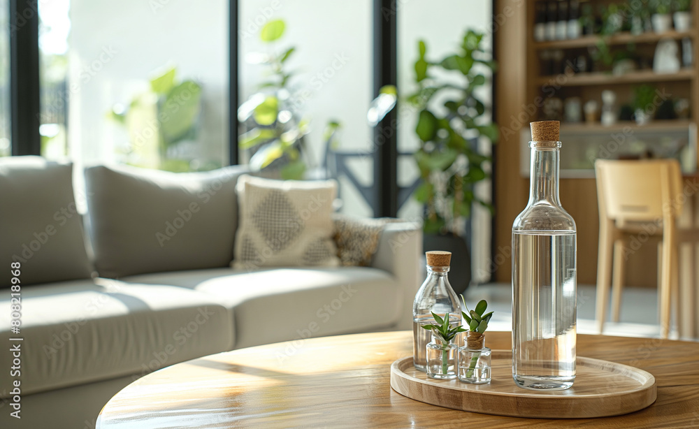 Lifestyle scene featuring eco-friendly products in use, such as biodegradable items, reusable water bottles, or sustainable fashion. Lifestyle scene featuring eco-friendly products in use, such as biodegradable items, reusable water bottles, or sustainable fashion.