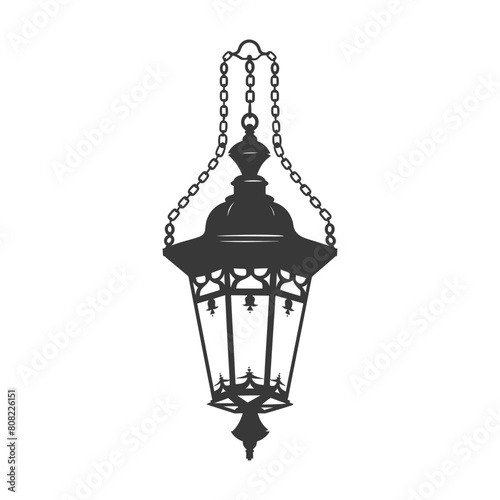 Silhouette Vintage hanging lamp industrial style black color only
