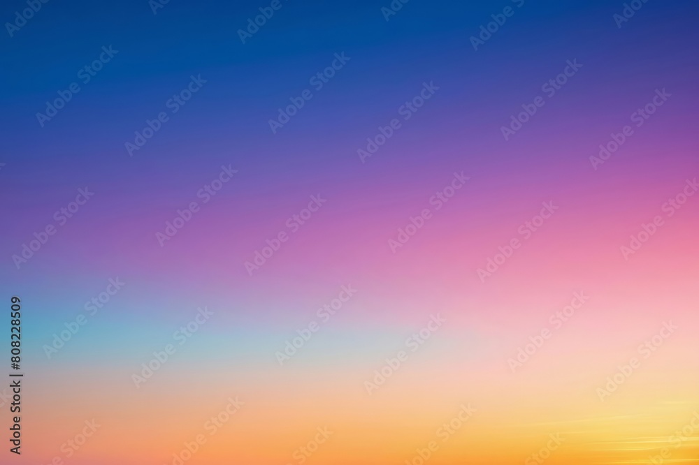 Sunset sky in multicolored splendor
