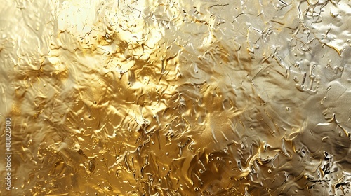 crumpled gold foil texture background
