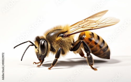 Bee on Transparent Canvas © PNG 