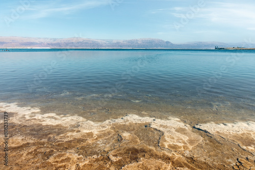 beautiful view of the Dead Sea, amazing landscapes of Israel
