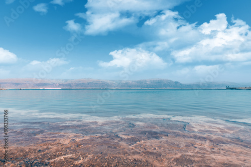 beautiful view of the Dead Sea, amazing landscapes of Israel