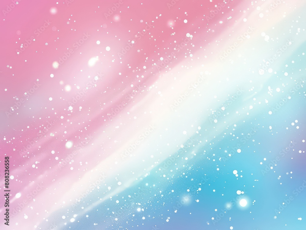 gradient grain stars in pink white and light blue
