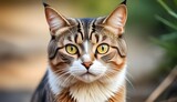 photo animal in wild nature undomesticated cat close up portrait