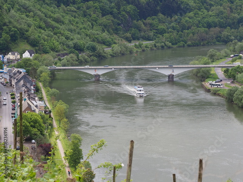 Obraz na płótnie Zell - Stadt an der Mosel in Rheinland-Pfalz w salonie