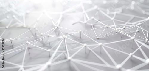Modern pearl white digital lines on a clean logistics node backdrop.