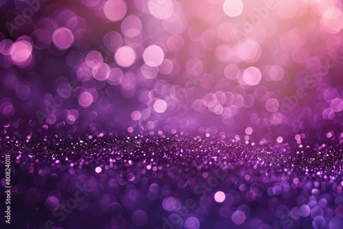 Glamorous Purple Glitter in Vintage Light