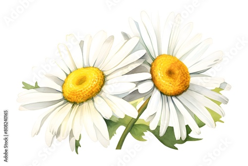 daisy on white