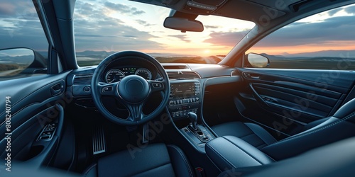Imaginary Drive: Unreal Engine Car Interior Landscape © Andrii 