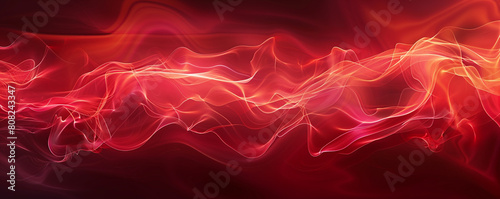 Rich claret red waves styled as abstract flames ideal for a deep sophisticated background photo