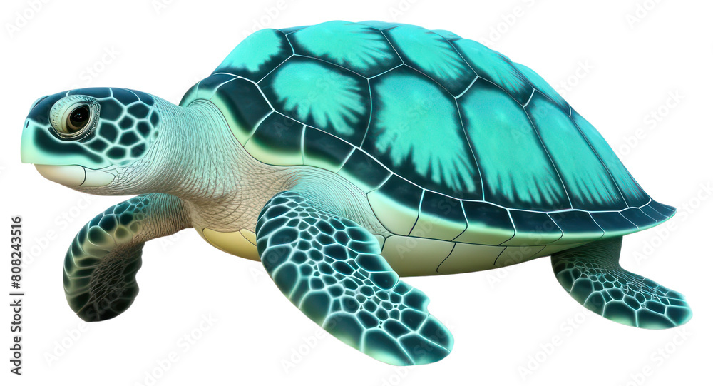 Fototapeta premium PNG Ocean reptile animal turtle.