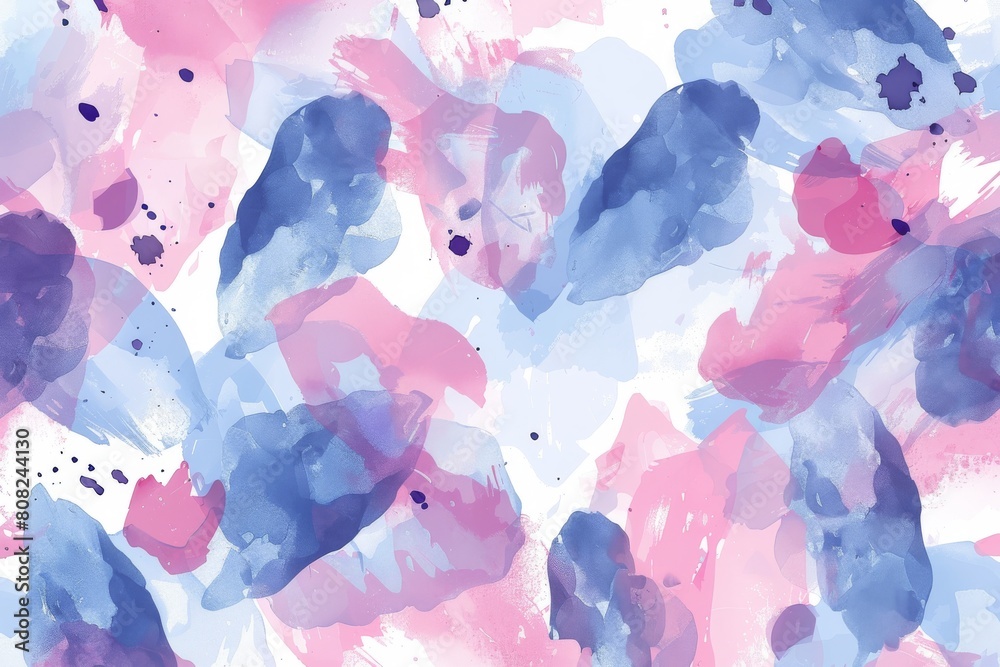 Creative Watercolor Abstract Graphic Art Texture Shape Print Modern Vintage Fashion Backdrop Fabric Beautiful Vector Geometric Minimal Blue Concept Trendy Nature Simple Artistic Paint Summer