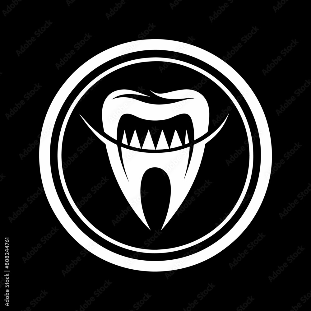 a strong teeth dental logo concept (8) a strong teeth dental logo concept (8)