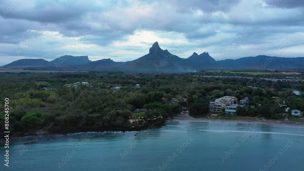 Rempart mountain view from Tamarin bay, Black river, scenic nature of Mauritius island. Beautiful nature and landscapes of Mauritius island. Rempart mountains view from Tamarin bay, Mauritius. Rempart mountain view from Tamarin bay, Black river, scenic nature of Mauritius island. Beautiful nature and landscapes of Mauritius island. Rempart mountains view from Tamarin bay, Mauritius.