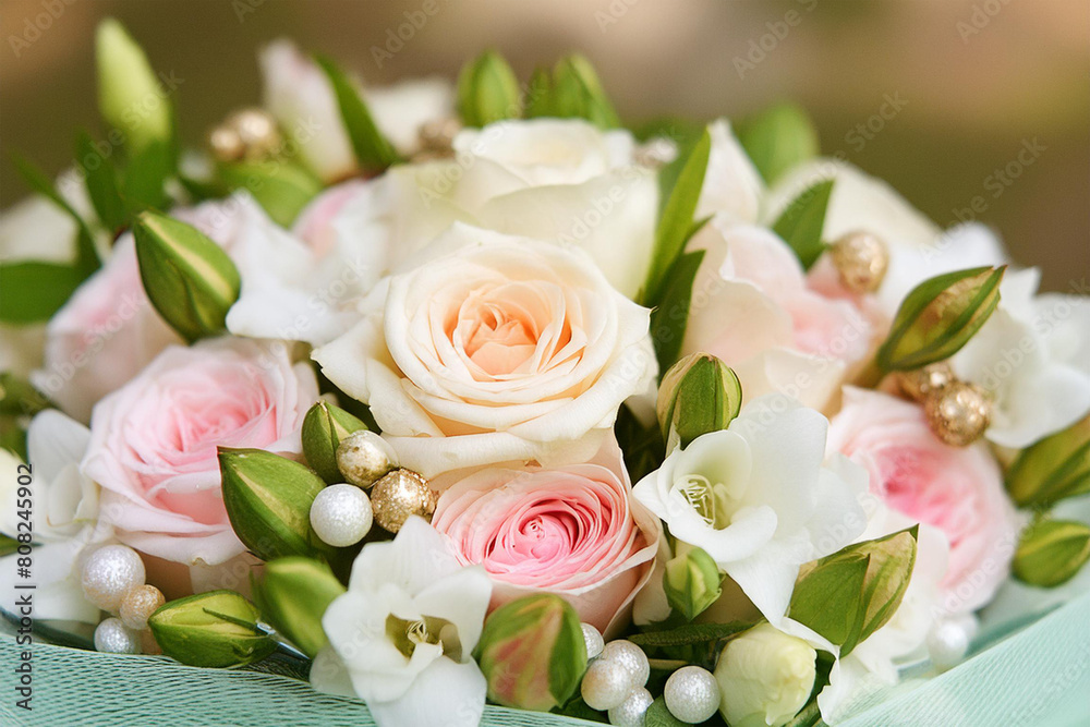 Fototapeta premium bouquet of roses