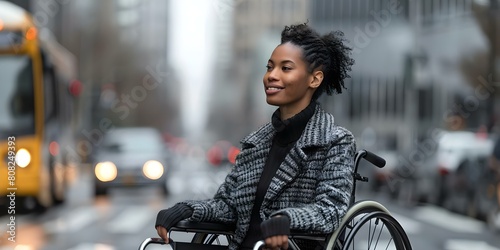 Breaking stereotypes and promoting inclusivity: A blogger with a disability educates and empowers. Concept Disability awareness, Inclusive blogging, Breaking stereotypes