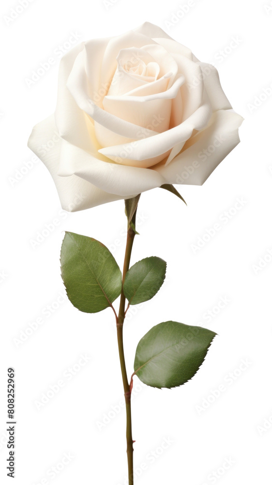 Obraz premium PNG White rose flower petal plant.