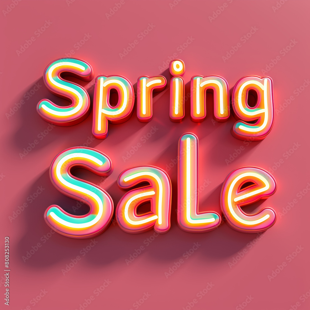 Spring sale logo Spring sale logo