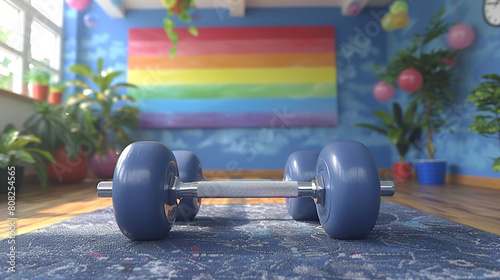 Showcase LGBTQIA representation in sports and fitness equipment photo