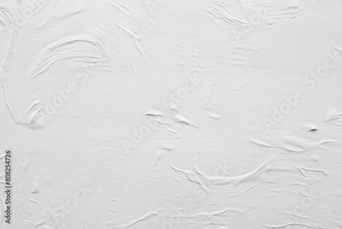 White Crumpled Paper Poster Texture Background