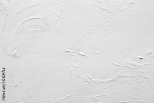 White Crumpled Paper Poster Texture Background