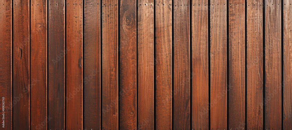 Vertical Brown Slats Background, Close-Up Shot Vertical Brown Slats Background, Close-Up Shot