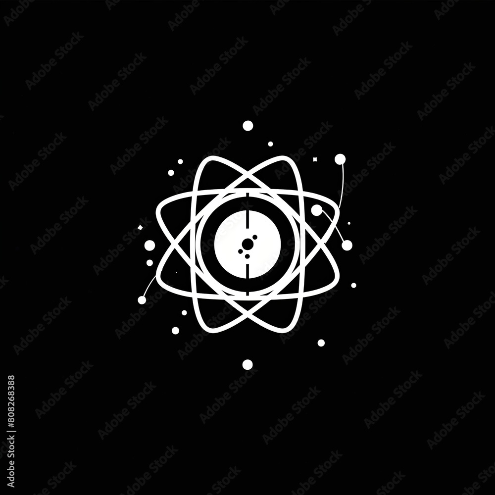 Fototapeta premium hadron collider, logo