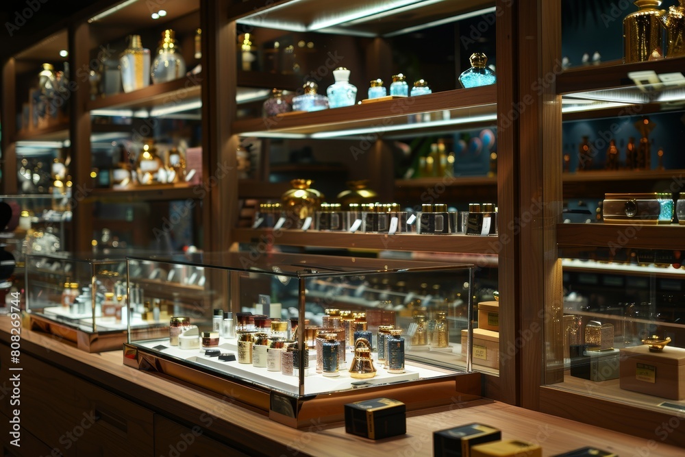 aroma and perfume shop interior design