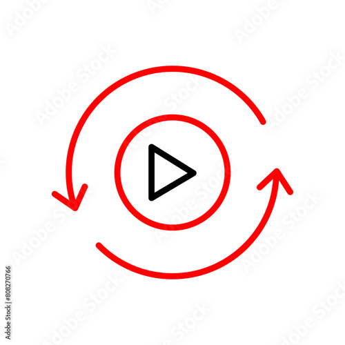 Free Download Motion  Vector Line Two Color Icon - GFXLoad