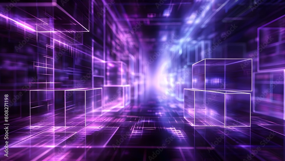 Abstract 3D digital voxel cubes in a futuristic pixelated virtual render. Concept Digital Art, 3D Design, Voxel Art, Abstract Rendering, Futuristic Concept Abstract 3D digital voxel cubes in a futuristic pixelated virtual render. Concept Digital Art, 3D Design, Voxel Art, Abstract Rendering, Futuristic Concept