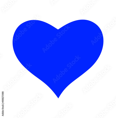 blue heart isolated on white Free Download blue heart isolated on white - GFXLoad