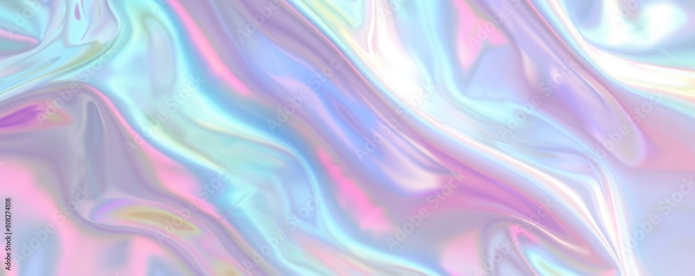 Fototapeta premium Textured soft colorful abstract marble waves