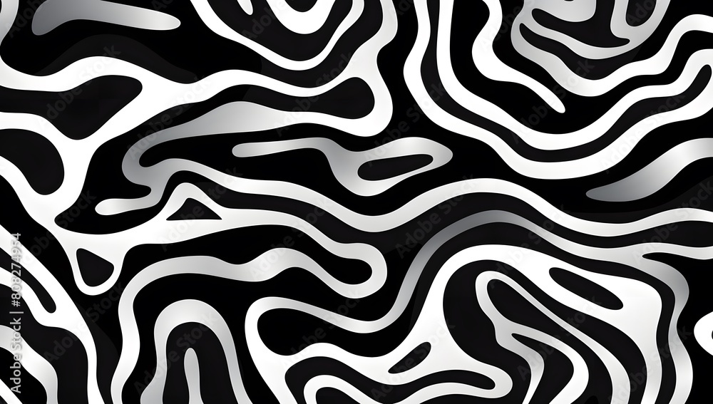 black and white seamless pattern