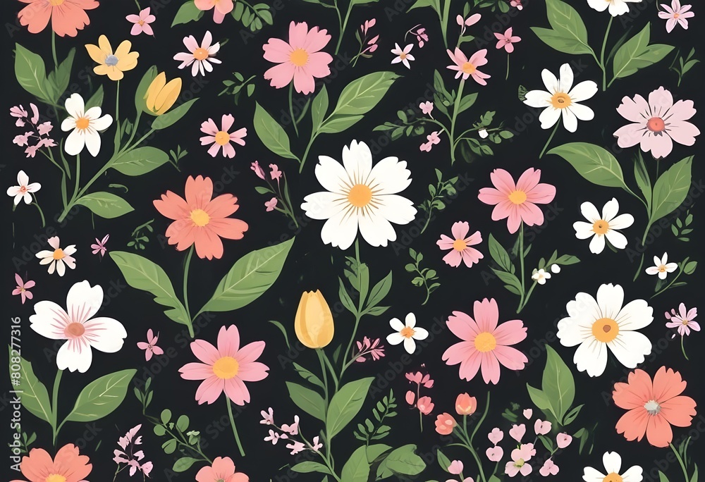 seamless floral pattern seamless floral pattern