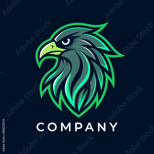 An eagle's head logo icons vector illustration