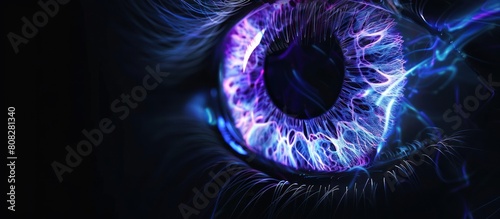 close-up of colorful eyeballs