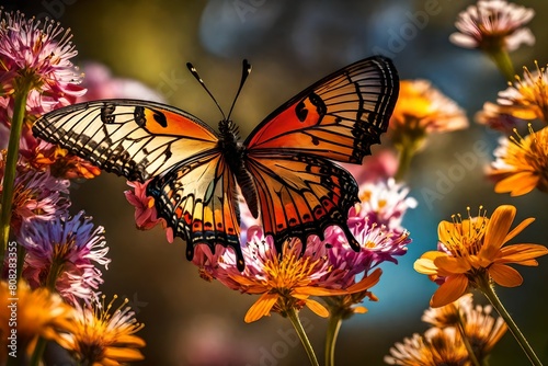 butterfly on flower © Minhal
