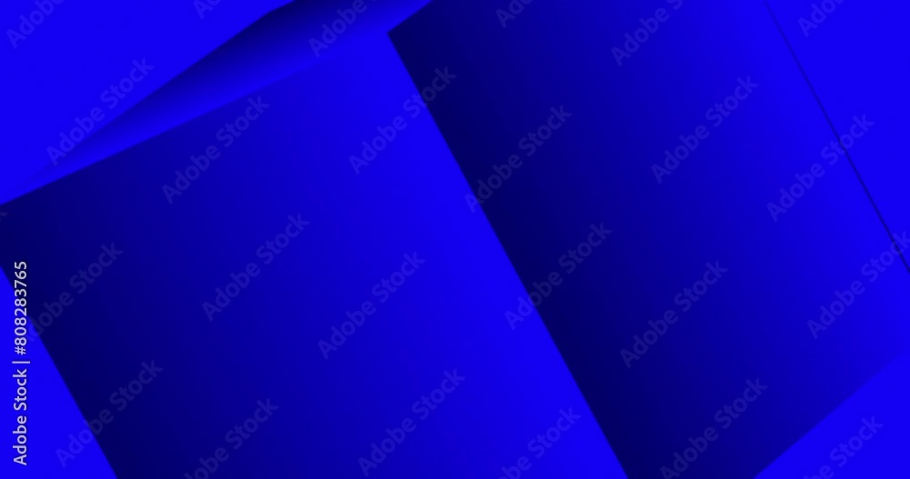Abstract seamless looped animation of rotating cube in the center. kinetic animation of rotating cube, geometrical shape navy blue color motion graphics background.