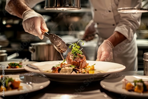 Enjoy a chef s table experience in a highend restaurant