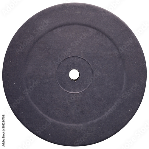 Bilde på lerret vinyl vintage purple label, realistic photography isolated png on transparent ba