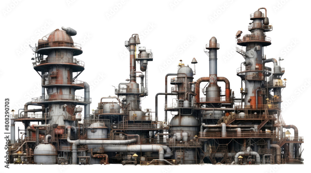 PNG A factory architecture refinery white background. PNG A factory architecture refinery white background.