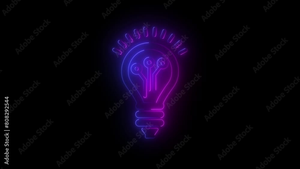 Cool glow animation of light bulb and energy 4k. Abstract Bulbs Background. Cool glow animation of light bulb and energy 4k. Abstract Bulbs Background.